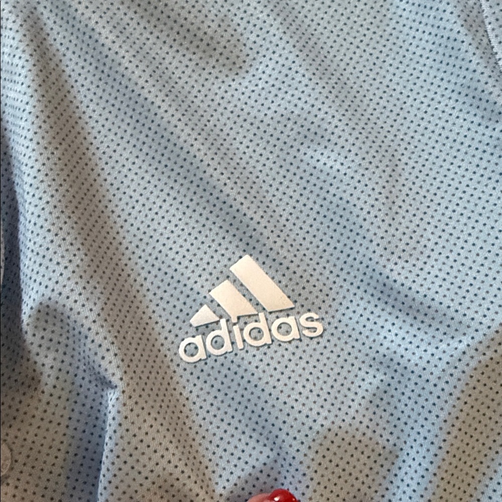 Adidas Sky Blue Polo Shirt - Picture 5 of 5
